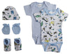 Newborn Baby Boys 5 Pc Layette Baby Shower Gift - Berkeley Haven