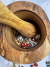 Olive Wood Rustic Mortar and Pestle - Berkeley Haven