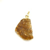 Orange Citrine Cluster Pendant - Berkeley Haven