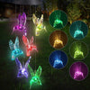 Outdoor solar LED wind chime butterfly wind chime garden light - Berkeley Haven