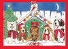 Pipsqueak Productions C991 Mix Dog Holiday Boxed Cards - Berkeley Haven