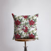 Poinsettia Holly Pillow - Berkeley Haven