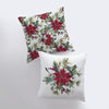 Poinsettia Holly Pillow - Berkeley Haven