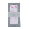 Pop of Pink Cotton Washcloth Set 3PK - Berkeley Haven