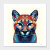 Puma - Colorful Animals Cushion/Pillow - Berkeley Haven