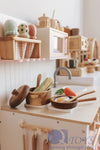 QToys Australia (USA) MAHOGANY PAN & POT SET - Berkeley Haven