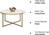 Round Coffee Table, Modern Boho Home Décor - Berkeley Haven