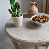 Rustic French Country End Table with Storage Shelf - Berkeley Haven