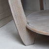 Rustic French Country End Table with Storage Shelf - Berkeley Haven
