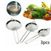 Stainless Steel 3 in 1 Liquid Colanders Set - Berkeley Haven