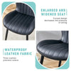 The Black Minimalist Ergonomic Dining Chair Comes In A Pack Of 4, With - Berkeley Haven