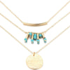 Turquoise Multilayer Necklace - Berkeley Haven
