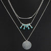 Turquoise Multilayer Necklace - Berkeley Haven