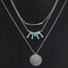 Turquoise Multilayer Necklace - Berkeley Haven