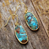 Turquoise Stone Classic Earrings - Berkeley Haven