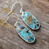 Turquoise Stone Classic Earrings - Berkeley Haven