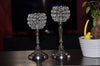 Vibhsa Hurricane Set of 2 Crystal Candle Holder - Berkeley Haven