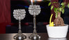 Vibhsa Hurricane Set of 2 Crystal Candle Holder - Berkeley Haven