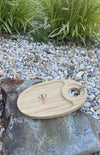 Wine plate w/glass holder - Berkeley Haven